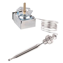 Kontrollexperten Durable Metal 60125401 Thermostat，Compatible with Brands Pitco，Grade Spring Rod, Precision Control, Long-Life Design for Automation and Safety Applications