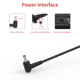 Delippo 19V 7.1A 135W Charger Power Supply for Acer Aspire 7 A717-71G-74YZ S24-880 A717-72G-57WH Predator Helios 300 Acer g3-571 an515-41 Acer Aspire Nitro V15 V17 Multi-Way