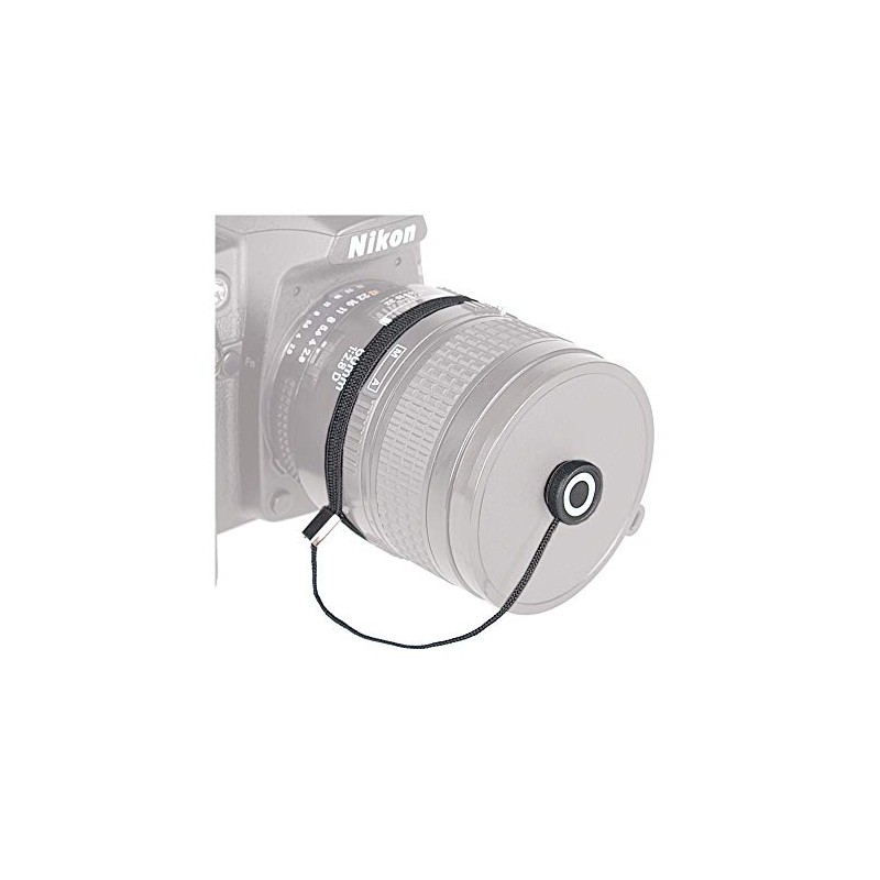 Kaiser Fototechnik Lens Cap Keeper - Objektivdeckel (Schwarz)