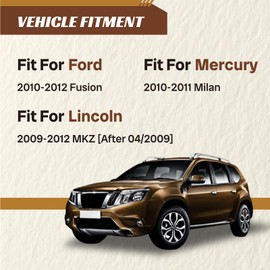 Chassora K750415 2PC Front Stabilizer Sway Bar End Link Fit for Ford 2010 2011 2012 Fusion, Compatible with Lincoln 2009-2012 MKZ [After 04/2009], for Mercury 2010 2011 Milan