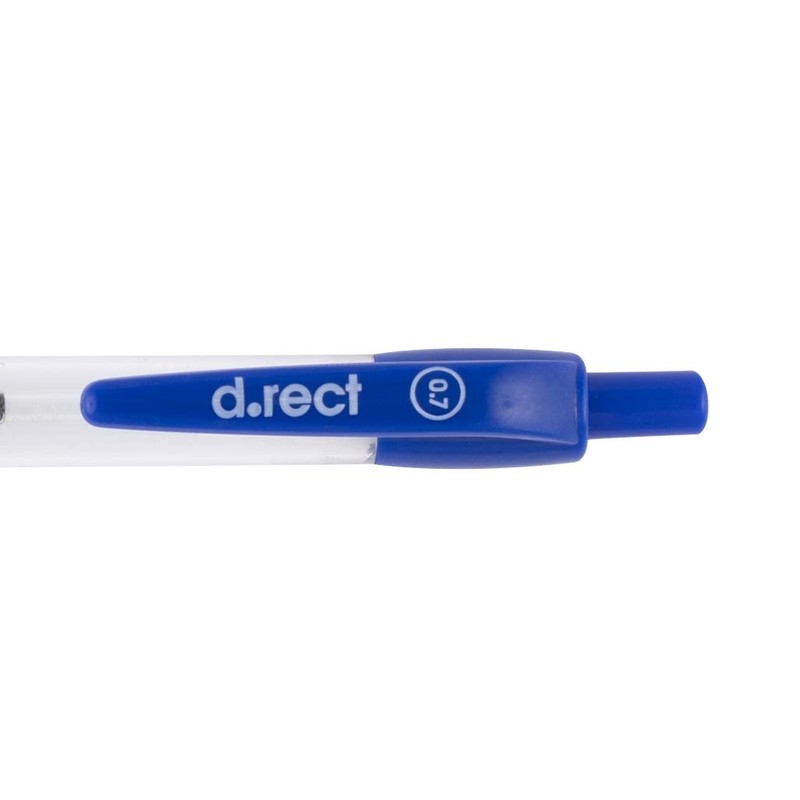 D.RECT 294 ballpoint pen with ergonomically and a rubberised grip