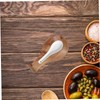 Ciieeo Wood Spoon Rest for Stove Wood Spoon Holder for