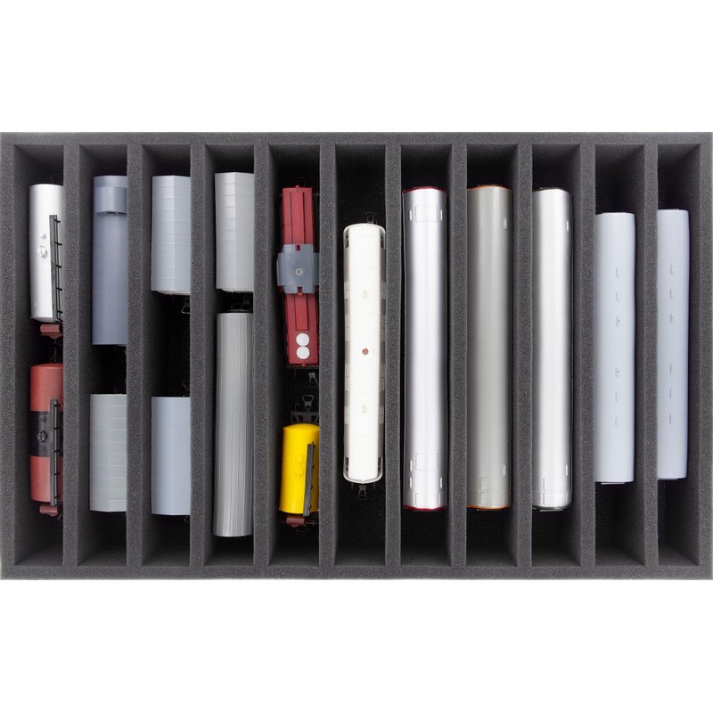 Feldherr Euro container for model railway - 11 slots for