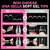 UNA GELLA Puntas de uñas 557