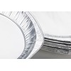 Extiff 10 x Oval Aluminium Trays 32.5 x 22.7 cm