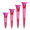 MAZEL Transparent Plastic Golf Tees for Increased Distance and Durability