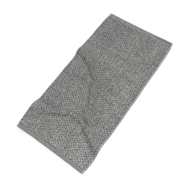 Möve Brooklyn Herringbone Hand Towel 50 x 100 CM Natural-Coloured / black