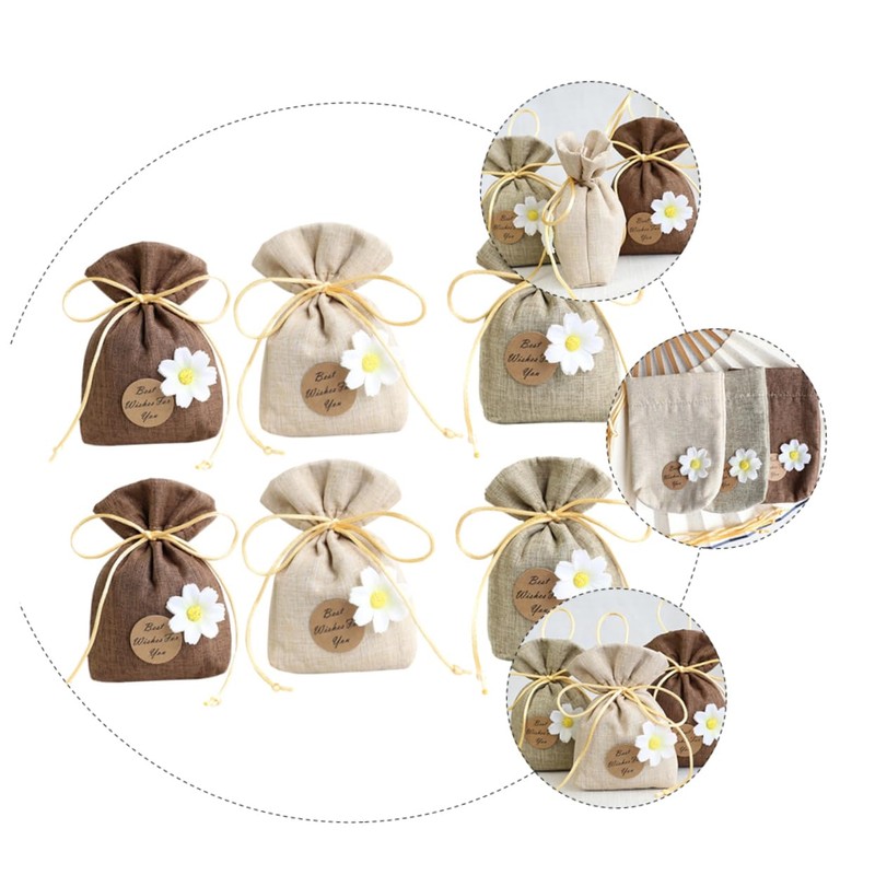 BIUDECO Sachet Pendants for Car 9pcs Hanging Empty Sachets Easy