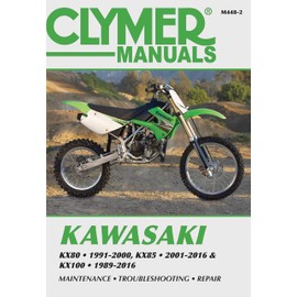 Kawasaki KX80 (91-00),KX85/85-II (01-16),KX100 (89-16) Repair Manual (Paperback)