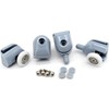 YuanQian 8* Shower Rooms Cabins Roller &Shower Door Enclosures Rollers
