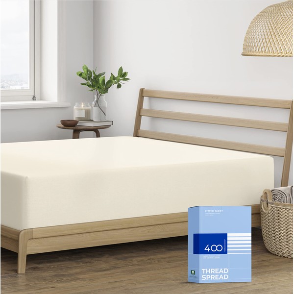 THREAD SPREAD Twin XL Fitted Sheet Only - 100% Cotton