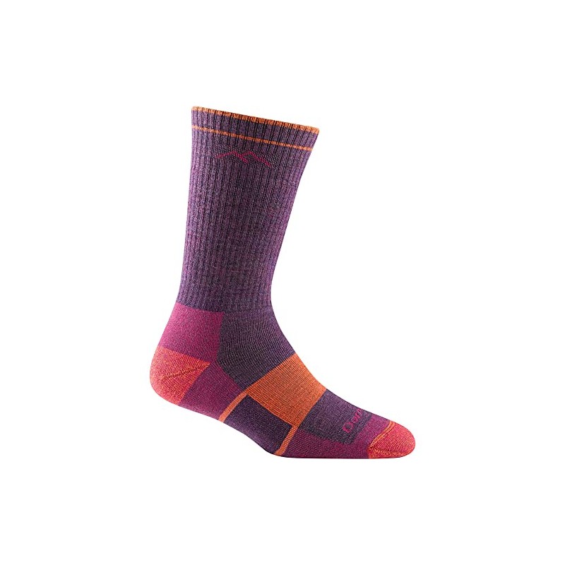 Darn Tough 19441907 Women's Boot Socks Cushion Plum Heather M