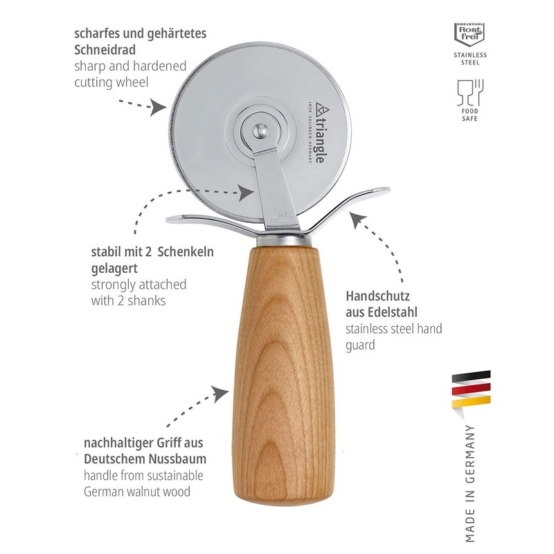 triangle Soul 84 075 07 04_K Pizza Cutter Cherry Wood
