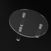 3 PCS Round Acrylic Display Stand Set Easy To Install