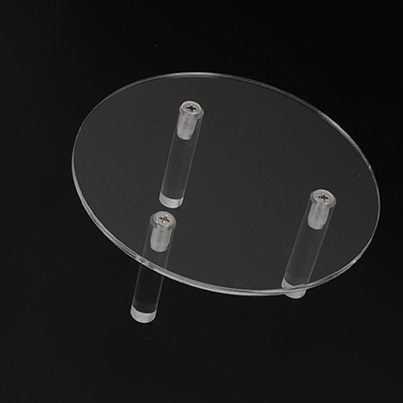 3 PCS Round Acrylic Display Stand Set Easy To Install