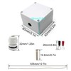LWLWA Junction Box ABS, White IP66 Waterproof Junction Box, Outdoor