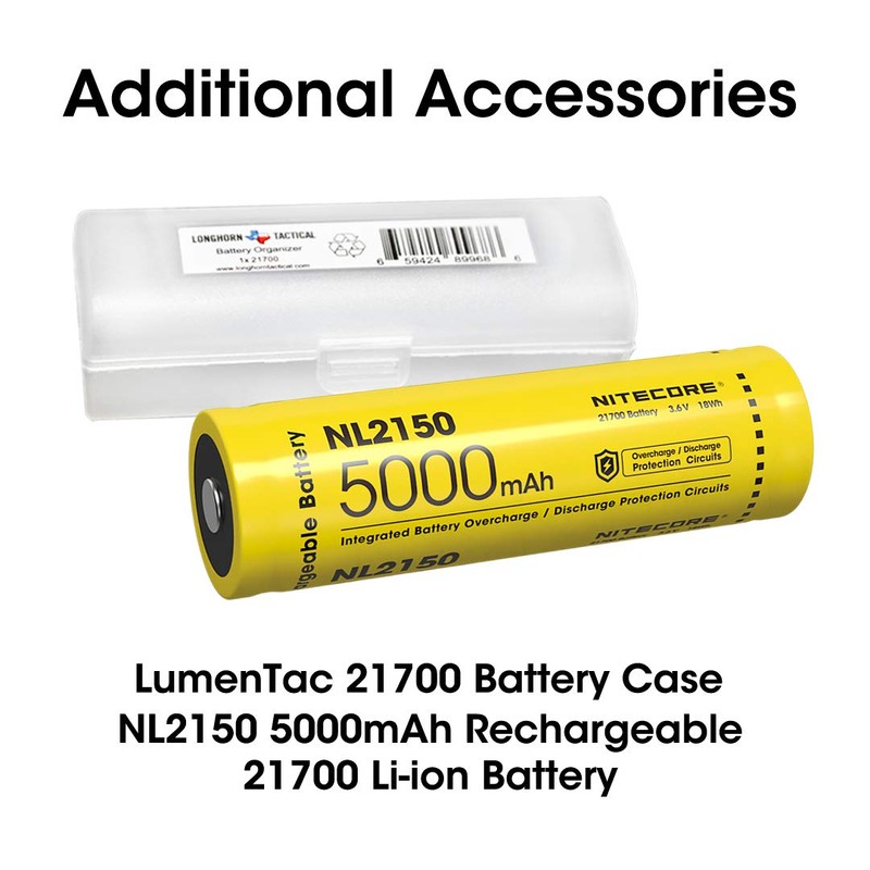 NITECORE MH12V2+NL2150 (MH12 v2) 1200 Lumen USB-C Rechargeable Tactical Flashlight