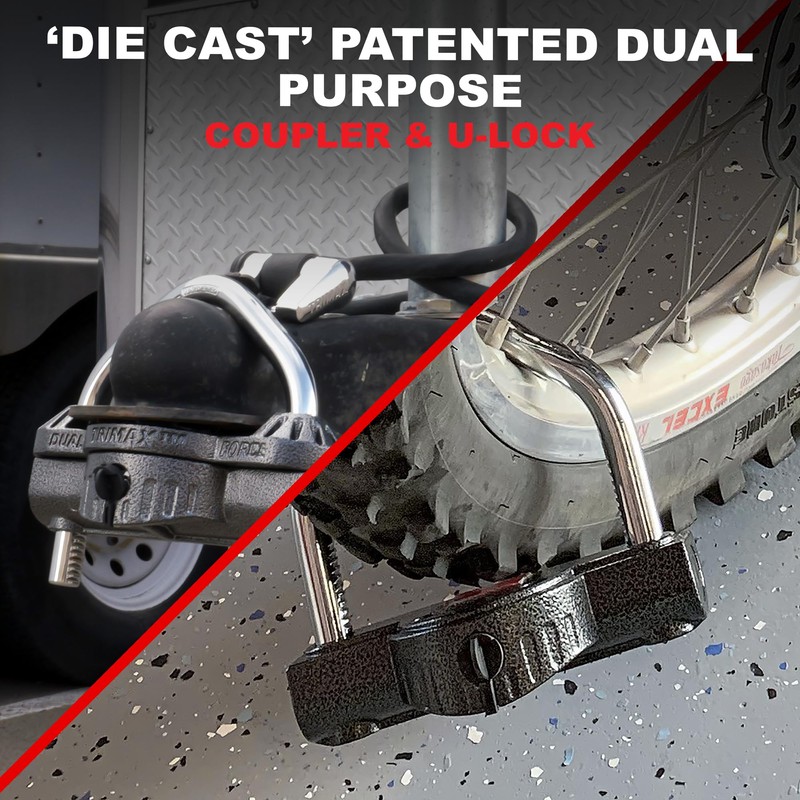 Trimax - UMAX 50D - Trailer Lock for Hitch, Dual