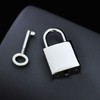 Mini Metal Lock - Zinc Replacement Unfading Silver Pad-Lock with