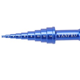 Vanpro Aluminum Alloy RC Bearings Easy Installation Disassembly Tool for Model Car Bearing Check Tool Confirmation Tool Repair Tool (Blue)