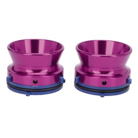 1 Pair NAB Hub Adapters Polished Aluminum Alloy Universal Loading Device 10 Inch Opener for Studer ReVox for Akai Purple