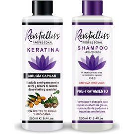 Cirugia Capilar Tratamiento Brasileño Alisante para Cabellos teñidos y decolorados kit 250 ML