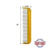 Hair Doctor Ladies 5" Comb with rotating stainless steel teeth