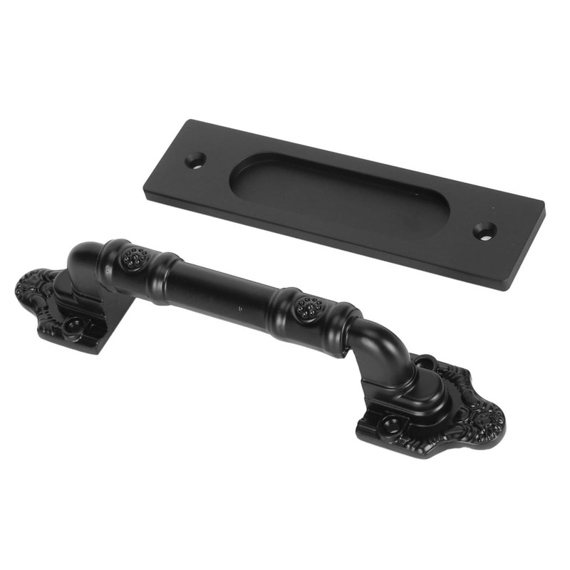 Sliding Barn Door Handle Set, Heavy Duty Pull and Flush