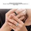 Smart Health Ring IP68 Waterproof Bluetooth Connection Rechargeable Pedometer Health