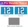 3ply Double Sided - 12TH Man Light Blue Flag Banner