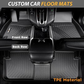 AIPOIL®TPE Floor mats Custom for 2022-2025 Ford Maverick | All-Weather | Easy to Clean | All-Round Protection丨Full Set Automobile mats Accessories.