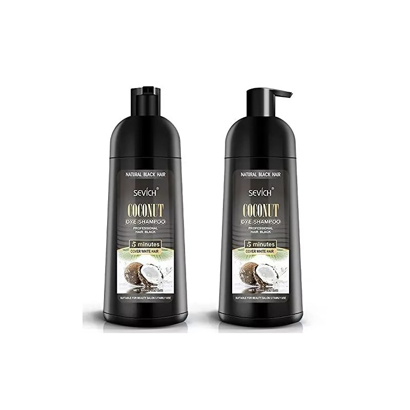 Coconut Black Permanent Hair Dye Instant Hair Dye Fast Color
