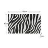 Melody Maison Zebra Print Coir Door Mat