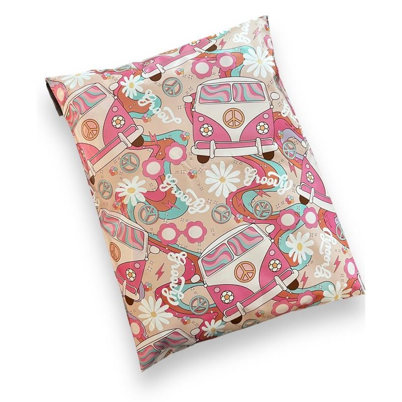 10x13 Stay Groovy Poly Mailer - packs: 500 pack