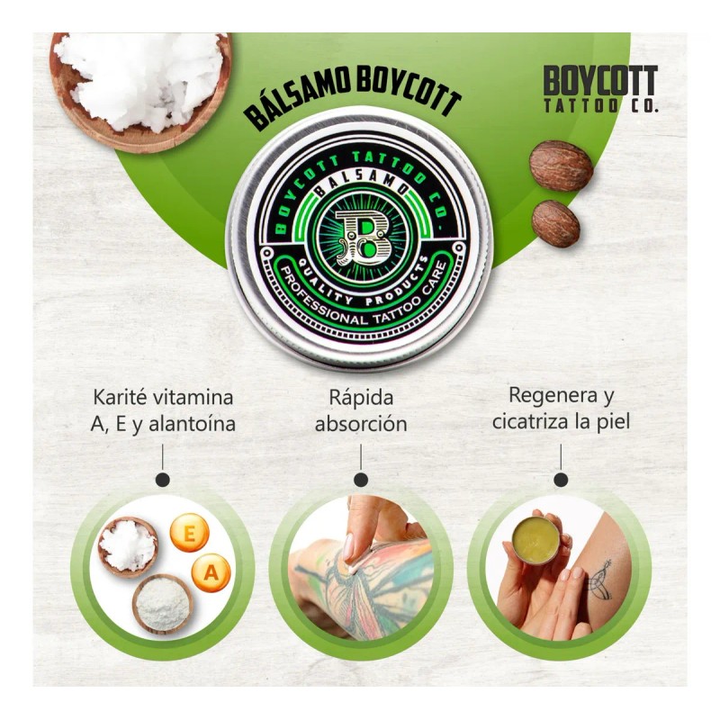 Pomada Balsamo Cuidar Tatuaje Boycott 1oz After Care