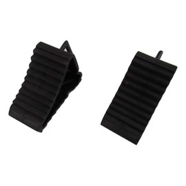 X2 Black Wheel Chocks with Handle