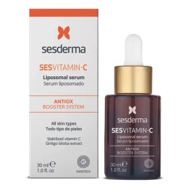 Sesderma C-Vit sérum liposomal 30 ml, vitamina C antioxidante y luminosidad díanoche                                                                  