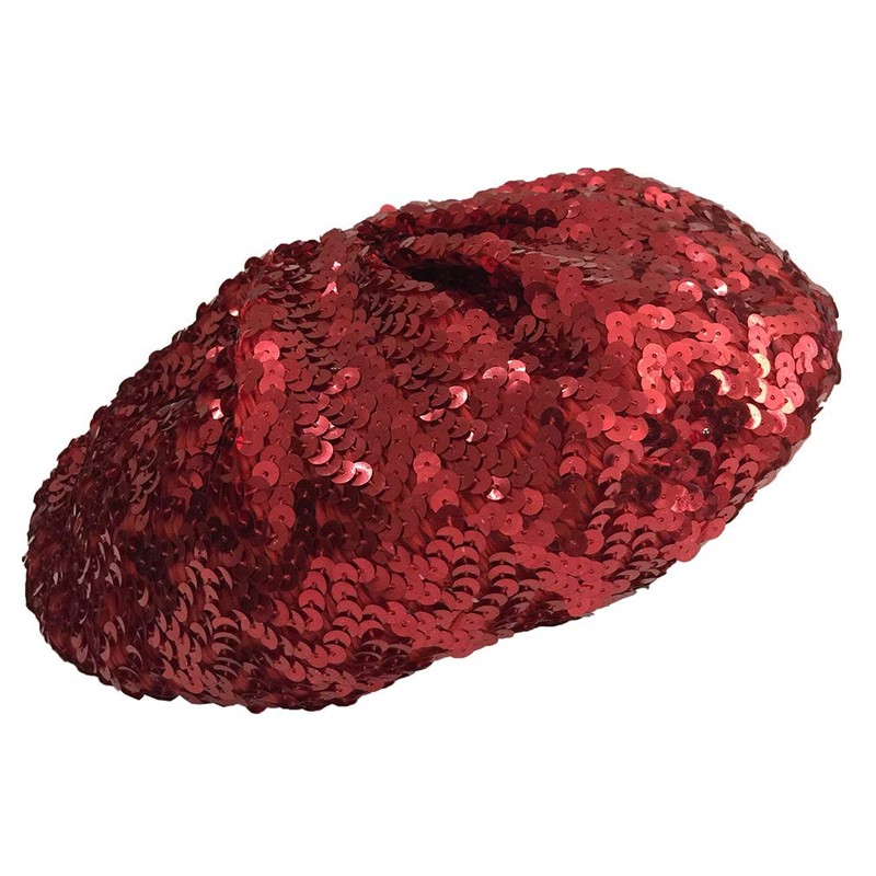 Jixin4you Women's Glittering Beret Sequin Dance Hat, Various Colors, Unisex,