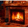 Fire Beauty Fireplace Tools Set 4 Pieces Black Wrought Iron