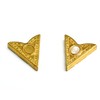 HHH Design Brass Finish Western Collar Tip w/8x6mm Bezel