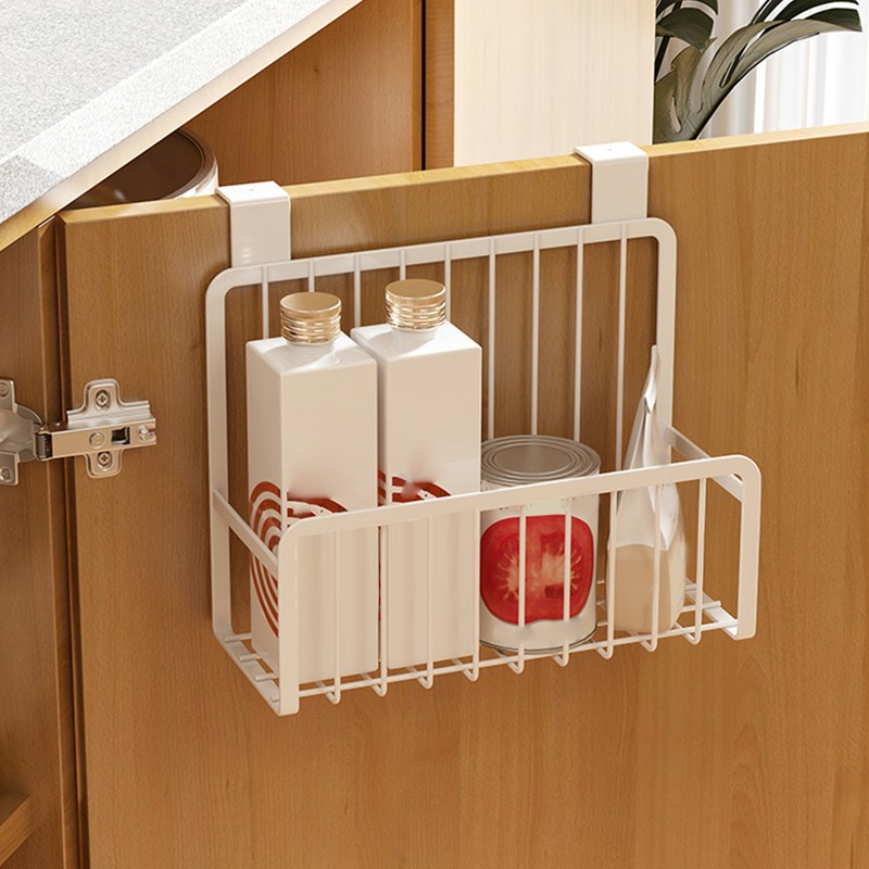 Basket With Hook Grid Storage Basket Hang It Behind A