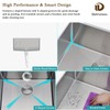 16 Inch Bar Sink Undermount, Delironexu 16x18 Small Bar Sink,