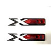 2PCS X31 Off Road Emblems 3D Rear Bodyside Badge Replacement