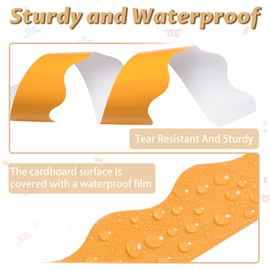 6 Rolls 196.8 ft Colorful Bulletin Board Borders for Back to Schooled Decor Classroom, Fadeless Scalloped Bulletin Board Paper for Walls, Desks, Windows and Black Board Trim (Chic Colors)