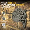 SZCO 3” Celtic Sword Expandable Hanger Wall Mount – Adjustable