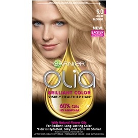 Garnier Olia Ammonia-Free Brilliant Color Oil-Rich Permanent Hair Color, 9.0 Light Blonde (1 Kit) Blonde Hair Dye