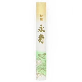 Nippon Kodo Eiju Byakudan Long Life Japanese Sandalwood Incense - 50 Sticks