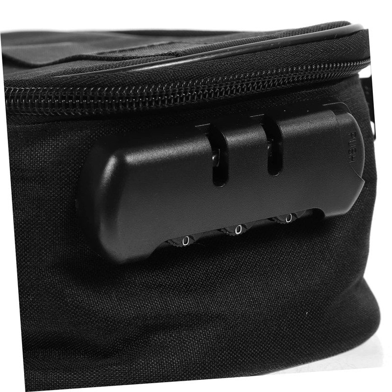 KOMBIUDA Code Lockable Toiletry Bag Travel Cosmetic Bag Handheld Makeup