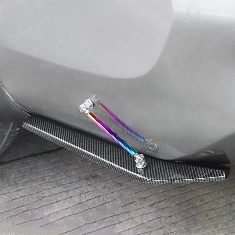 Xotic Tech JDM Universal Rear Bumper Canard Diffuser Splitter Valence
