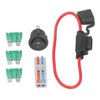 Battery Connector Adapter with Fuse Terminal ABS Safe Lithium Battery